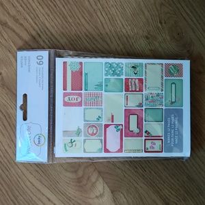 Project Life Winter Themed Cards for Project Life pocket scrapbooking - USED